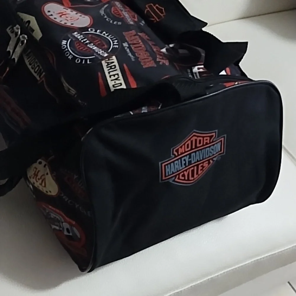 Harley Davidson Vintage Sport Logo Duffel Bag